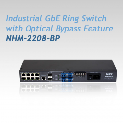 Switch công nghiệp NHM-2208BP – 8 Cổng GbE PoE + 2 Cổng SFP