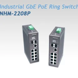Switch công nghiệp NHM-2208P – 8 Cổng GbE PoE + 2 Cổng SFP