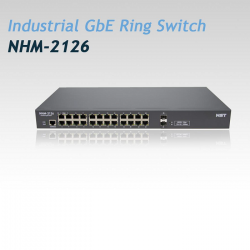 Switch công nghiệp NHM-2126 – 24 Cổng GbE + 2 Cổng SFP