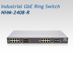 Switch công nghiệp NHM-2408-R 16 Cổng GbE + 8 Cổng SFP
