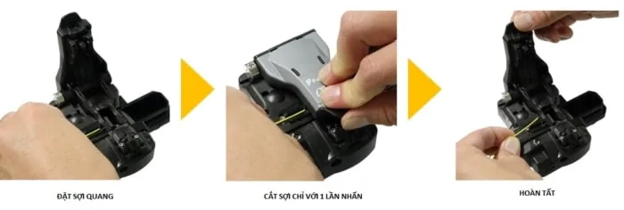 Dao cắt sợi quang Fujikura CT-08 cắt sợi quang chỉ với 1 thao tác nhấn