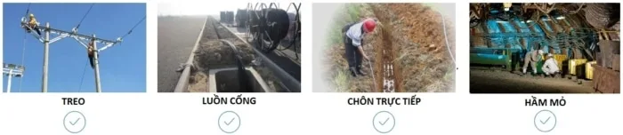Lắp đặt cáp quang phòng nổ MGXTSV