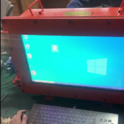 Máy tính phòng nổ tích hợp màn hình hiển thị dùng trong hầm mỏ
