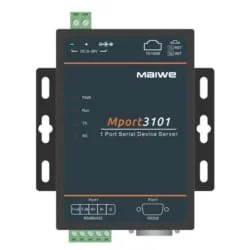 1-port RS232/485/422 Serial to 100M Ethernet Server & Modbus Gateway Mport3101