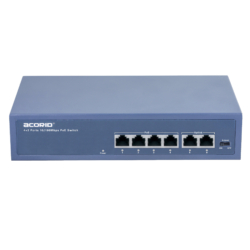 Switch mạng Acorid CS1106P 4 Cổng PoE 10/100M + 2 cổng Uplink 10/100M
