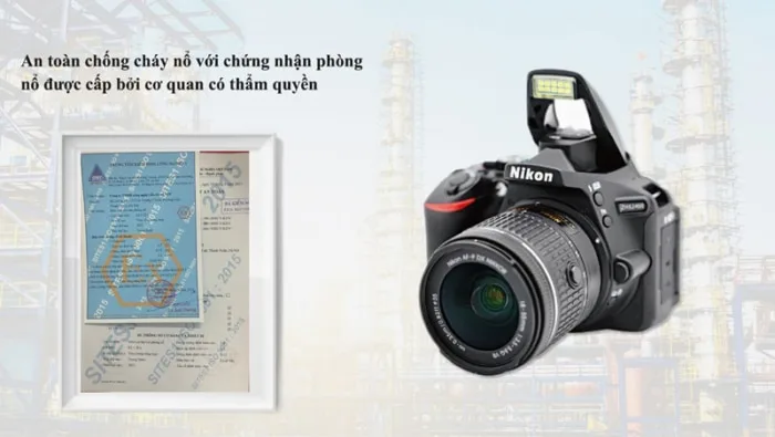 ZHS2400 đã được kiểm tra và cấp chứng nhận an toàn chống cháy nổ
