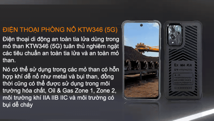 Điện thoại phòng nổ KTW346 (5G)