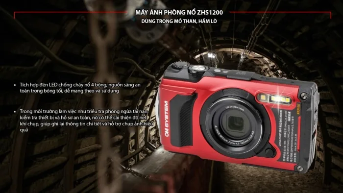 Máy ảnh phòng nổ ZHS1200 hầm lò, mỏ than