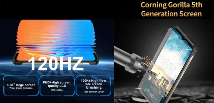 Màn hình sắc nét, mượt mà, cứng cáp của AORO A17