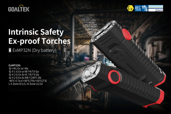 Đèn pin phòng nổ ExMP32N ATEX/IECEX Zone 0/1/2, Zone 21/22