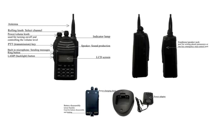 Bộ đàm phòng nổ KTL150-S2 dùng trong mỏ than
