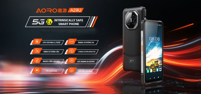 Điện thoại phòng nổ AORO A29U 5G AI